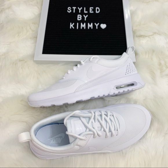 🌸 Nike air Max Thea Sneakers Shoes White - Picture 4 of 7